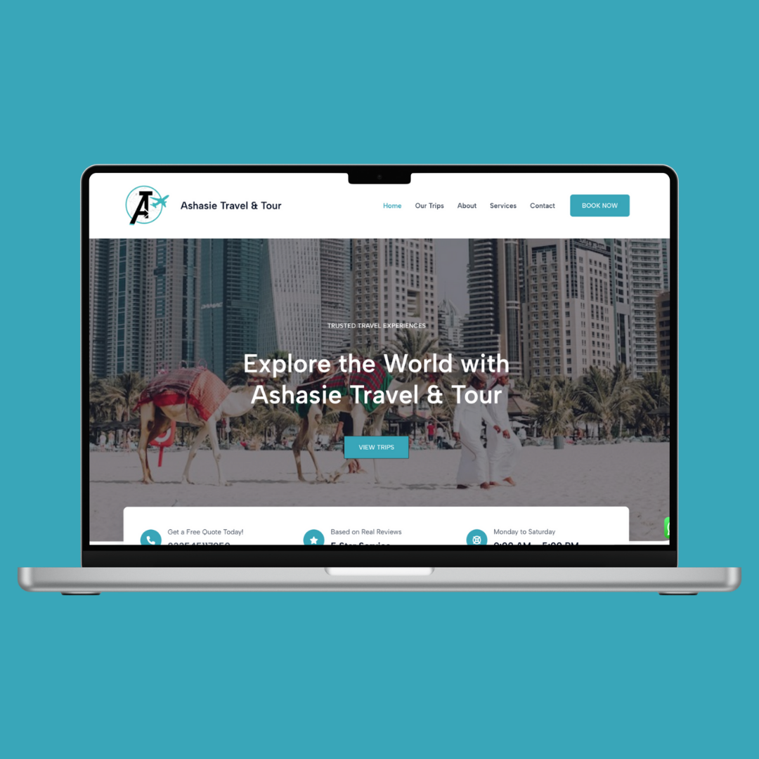 Ashasie Travel Website