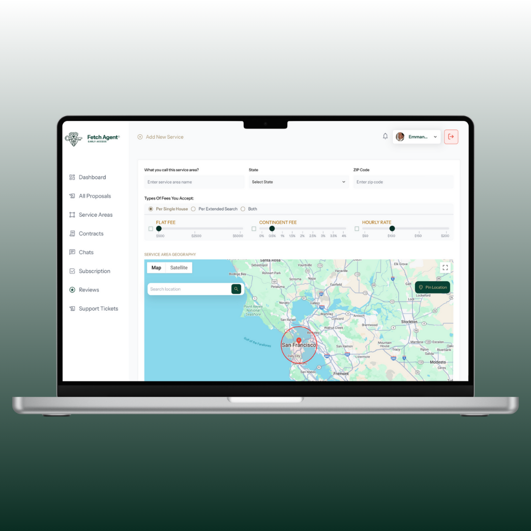 Fetch Agent Real Estate Platform